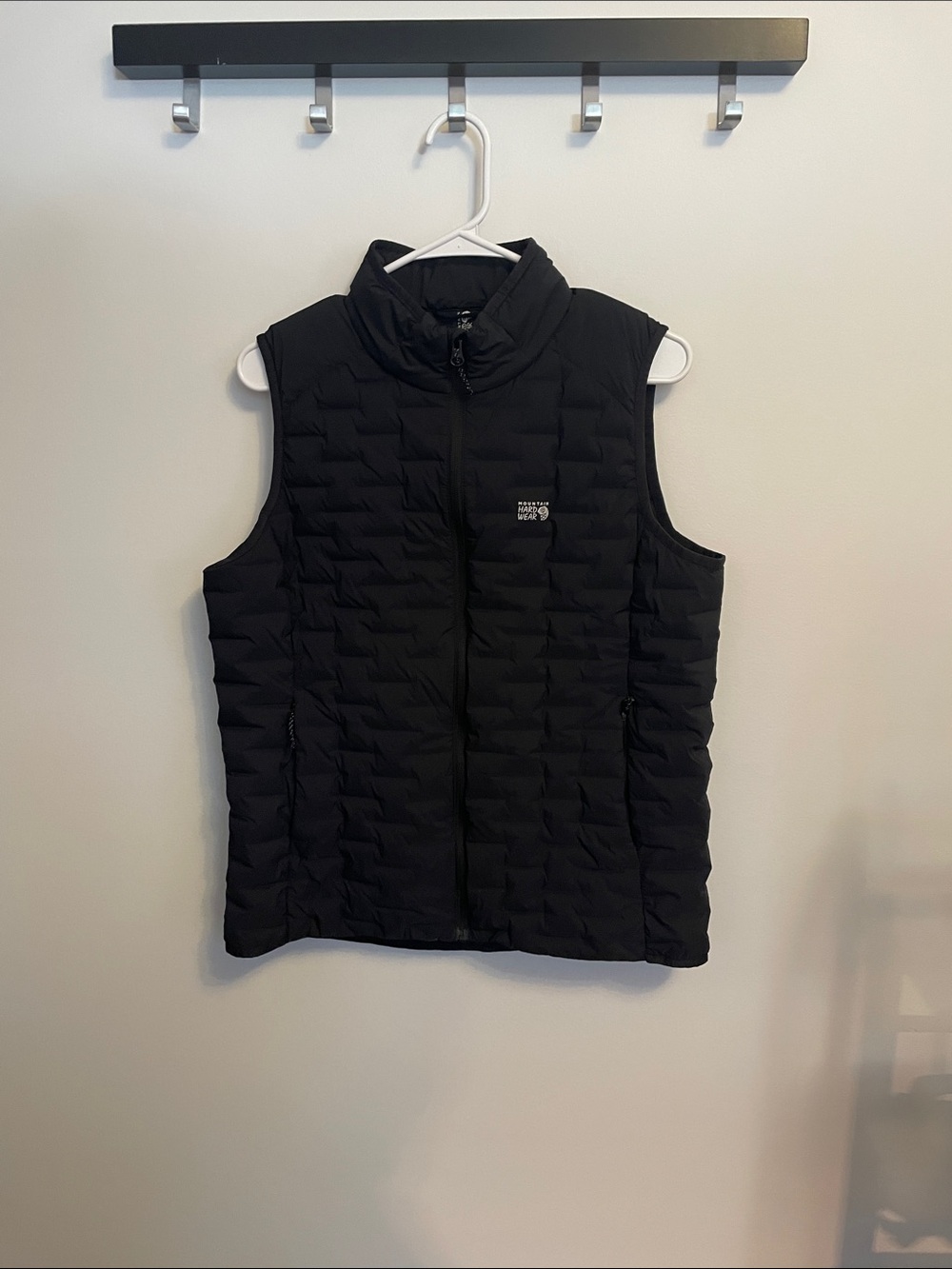 Mountain Hard Wear Black Quilted Women's Insulated Vest, Large
